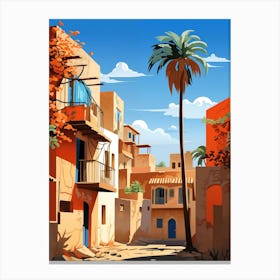 Mediterranean Village Canvas Print