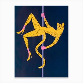 Pole Dancer Canvas Print