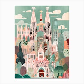 Sagrada Familia Barcelona Spain Canvas Print