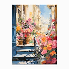 Floral Paris 2 Canvas Print