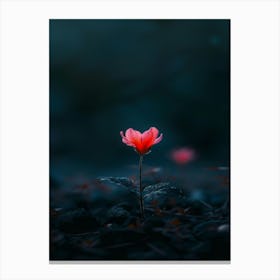 Heart Flower Canvas Print