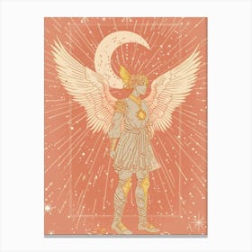 Angel Of The Moon Canvas Print