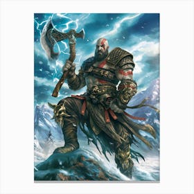 God Of War 4 Canvas Print