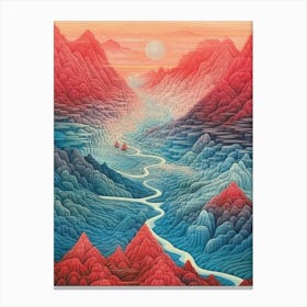 Chinese Landscape Canvas Print