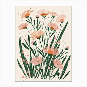 Pink Daisies Canvas Print