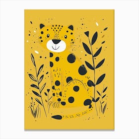 Yellow Jaguar 2 Canvas Print