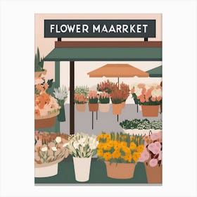 Flower Market 20 Canvas Print