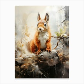 Red Squirrel 1 Canvas Print