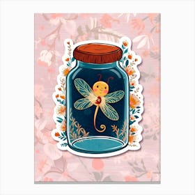 Dragonfly In A Jar 1 Canvas Print