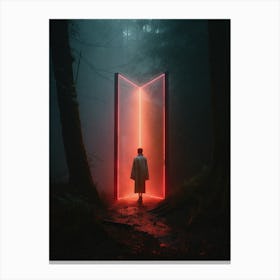 Door In The Dark Canvas Print