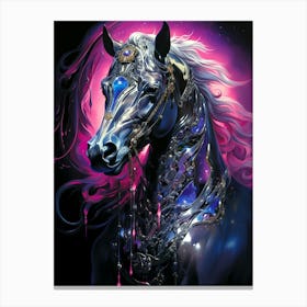 Futuristic Horse 1 Canvas Print