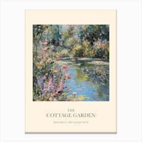 Cottage Garden Poster Enchanted Pond 5 Canvas Print