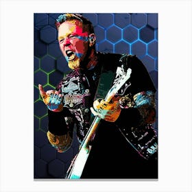 James Hetfield Metallica Canvas Print