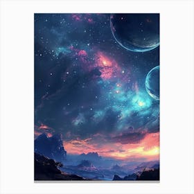 Nebula Star Galaxy Canvas Print