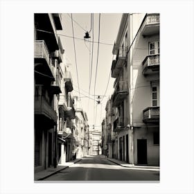Athens, Greece, Photography In Black And White 4 Canvas Print