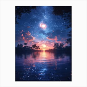 Starry Night Sky 14 Canvas Print