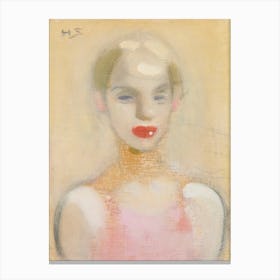 Circus Girl by Helene Schjerfbeck (1916) Canvas Print