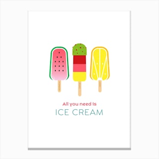 Ice Cream I Canvas Print