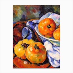 Butternut Squash 2 Cezanne Style vegetable Canvas Print