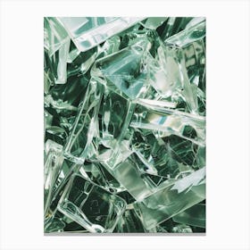 Glass Shards Canvas Print