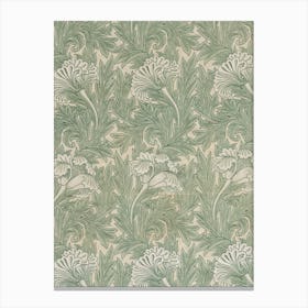  Tulip Design On Cotton, William Morris Canvas Print
