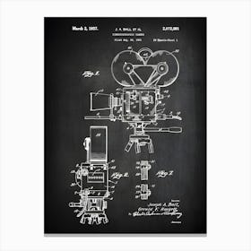 Cinematographic Camera, 1931 Movie Camera, Motion Picture Camera, Cinema Decor, Movie Room Decor, Movie Theater, Movie Lover Gift, Tc0911 Canvas Print