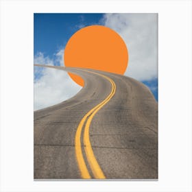 Sun Road Canvas Print