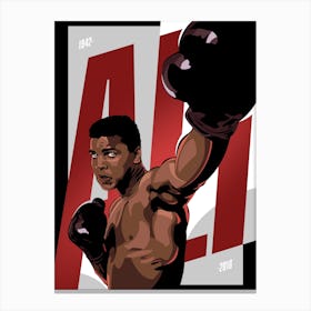 Muhammad Ali The Greatest Canvas Print