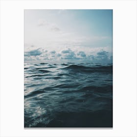 Dark Blue Ocean Canvas Print