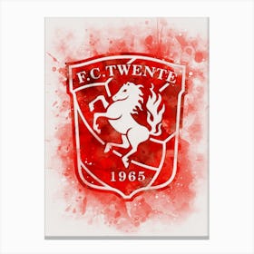 Fc Twente Painting Canvas Print