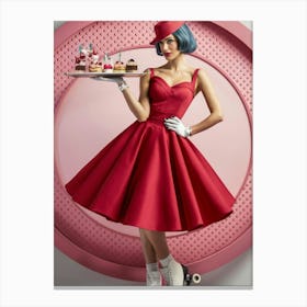 Pin Up Girl 1 Canvas Print