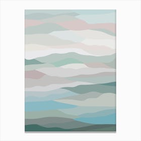 Cloudy Sunset Canvas Print