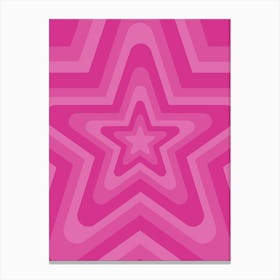 Pink Core Starbeat Canvas Print