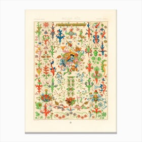 Medieval Pattern, Albert Racine Canvas Print