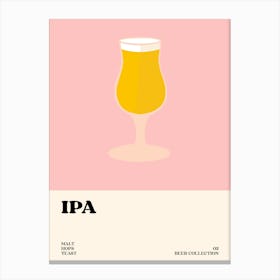 IPA Beer Art Print Canvas Print