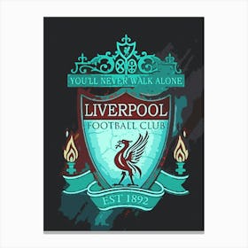 Logo Liverpool 3 Canvas Print