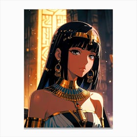 Cleopatra Portrait Artwork 10 Canvas Print