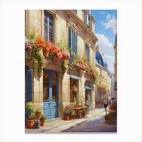 Paris Cafe 1 Canvas Print