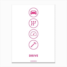 Drive Canvas Print