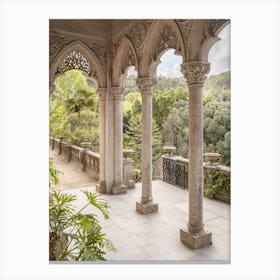 Monserrate Palace Arches Canvas Print