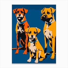 Three Dogs Canvas Print