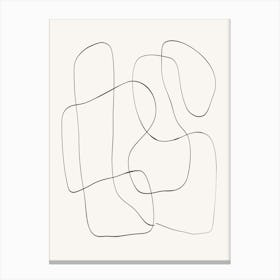 Abstract Line Drawing 1 Canvas Print