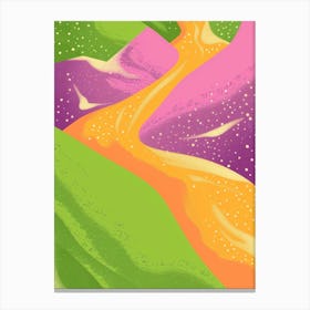 Rainbow Road 2 Canvas Print