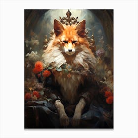 King Fox Canvas Print