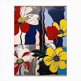 Flowers By Jackson Pollock Kmart Wall Art 2 Canvas Print