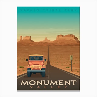 Monument Valley National Park Canvas Print