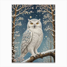 Winter Owl Canvas Print