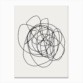 Abstract Drawing Canvas Print