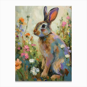 Dutch Rabbit Painting 1 Canvas Print