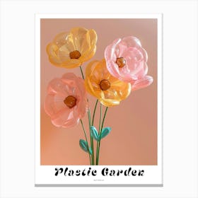 Dreamy Inflatable Flowers Poster Buttercup 1 Canvas Print